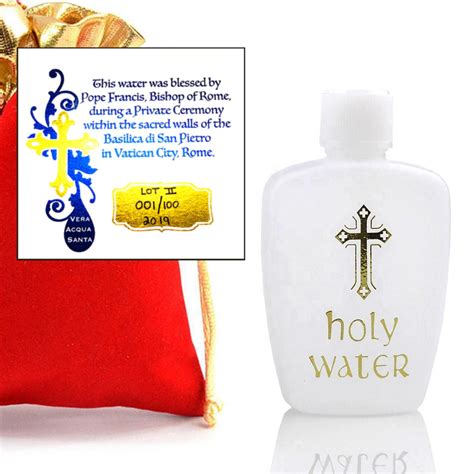 Vial of Blessed Water .